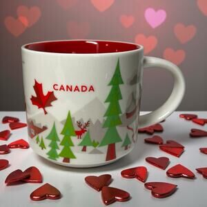 Starbucks Canada You Are Here Mug 14oz Ceramic Coffee Cup EUC